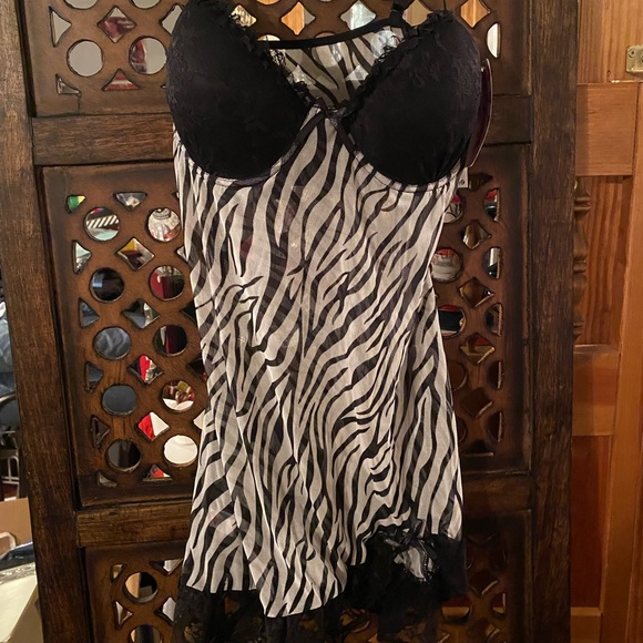 Zebra Print Two-Piece Set